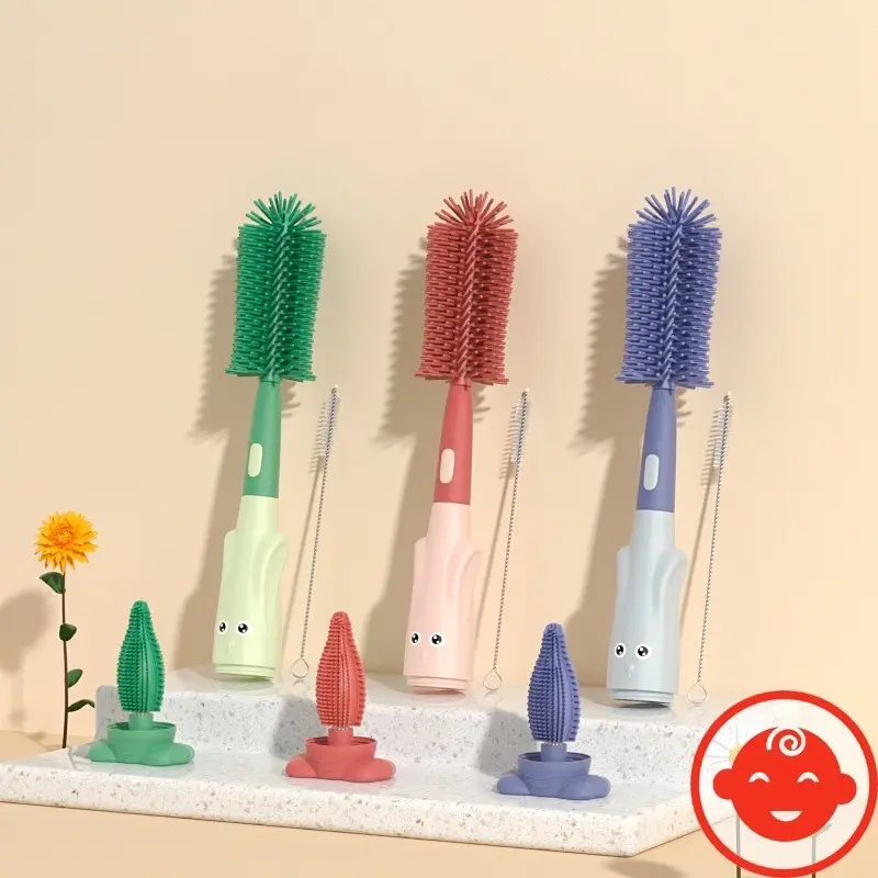 Cọ rửa bình sữa Silicon 3in1