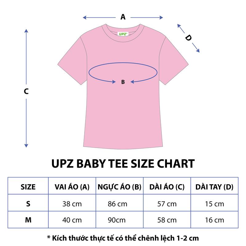 UPZ Áo Thun Baby Tee Nữ Local Brand Tay Ngắn Vải Cotton In Hoạ Tiết Thỏ Xinh (Hồng/ Đen/ Kem Sữa) 4