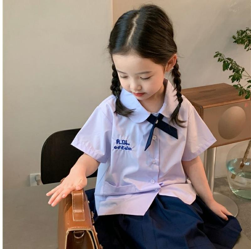 Product Introduction of Thai Preppy Style Summer Primary School Student Graduation Business Attire Kindergarten Suit Girl Thai School Uniform Western Style Jk Skirt Suit 14