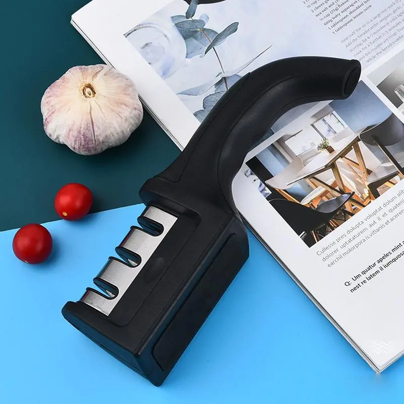 Manual Knife Sharpener, 1 Count Multifunctional Knife Sharpener, Household Knife Sharpener, Kitchen Knife Sharpener, Knife Gadget 3