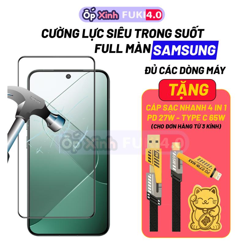 Kính cường lực siêu trong tương thích với SAMSUNG A02 A03 A04 A04S A05 A06 A12 A13 A23 A22 5G A30 A50 A20 A31 A32  A51 A52 A53 A70 A71 A73 A14 A24 A34 A54