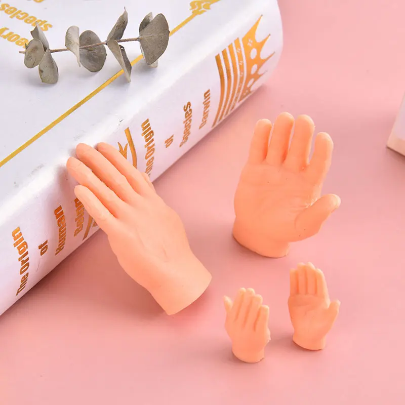 Găng Tay Mát Xa Ngón Tay Nhỏ Cho Mèo 1 Đôi Vui Nhộn Tay Người Giả Mèo Con