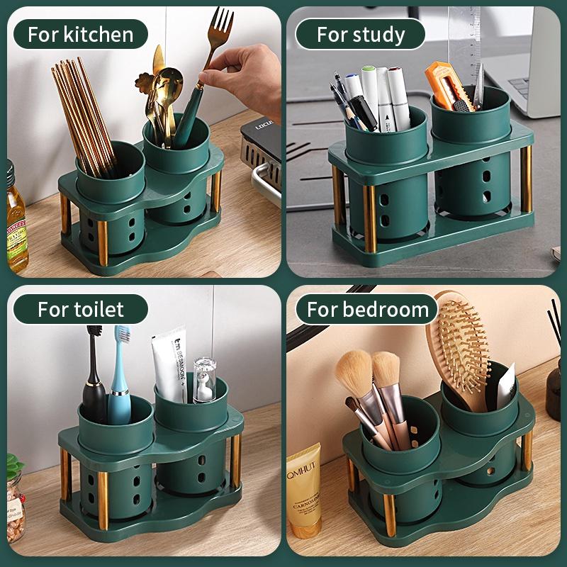 Product Introduction of Harbour Life Kitchen Fork Spoon Holder Cutlery Holder Drainer Chopsticks Spoon Storage Box Kitchen Rack Organizer Ramadan Kareem 22