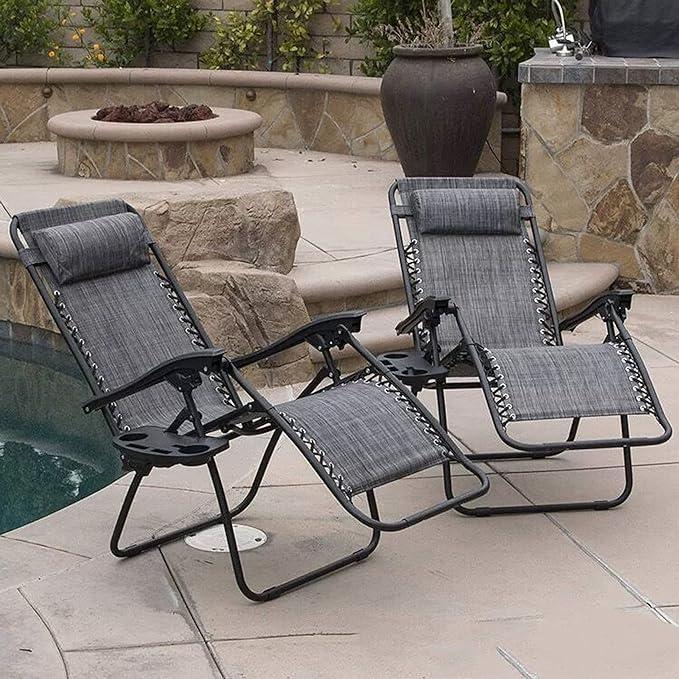 Product Introduction of Replacement Fabric Durable Recliner Cloth Chair for Outdoor Patio Recliners Gravity Chair Recliner Black Furniture 25