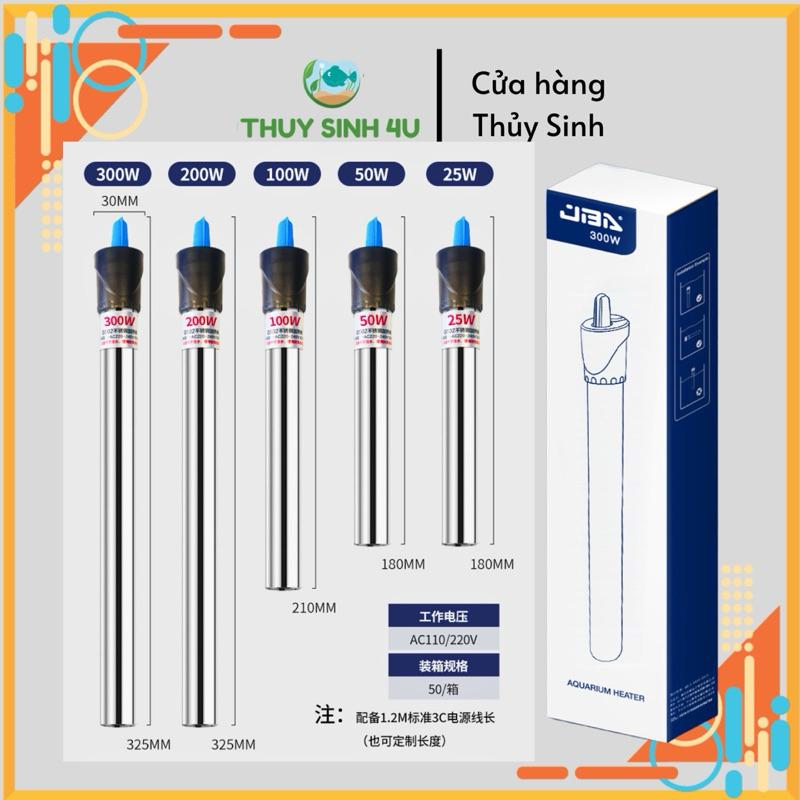 Sưởi bể cá inox JBA Y3 25W 50W 100W 200W 300W 500W cho hồ cá giá rẻ