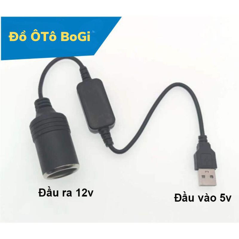 Ổ chuyển đổi USB xe hơi,Ô tô. Đầu chuyển đổi ổ cắm Sang bật lửa điện xe hơi,cổng USB 5V 2A sang 12V/24V Chuyên Dụng