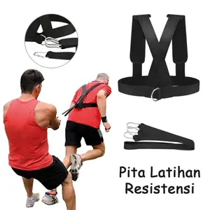 1 Set Anti-Resistance Training Belt Football Speed Training Vest Running Assist Speed Practice Pull Belt Weighting Exercise Strap