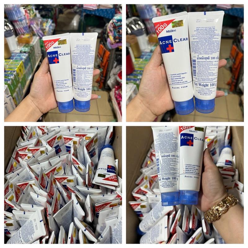 SỮA RỬA MẶT ACNE CLEAR THÁI LAN 85G TẶNG KÈM THÊM 100G HỖ TRỢ TRẮNG SÁNG DA,DA MỤN