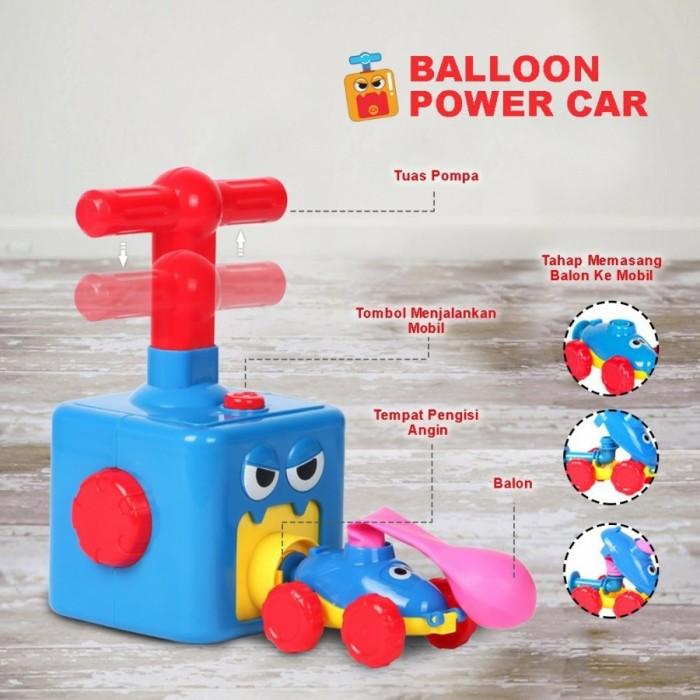ballon power car - mainan edukasi anak 1