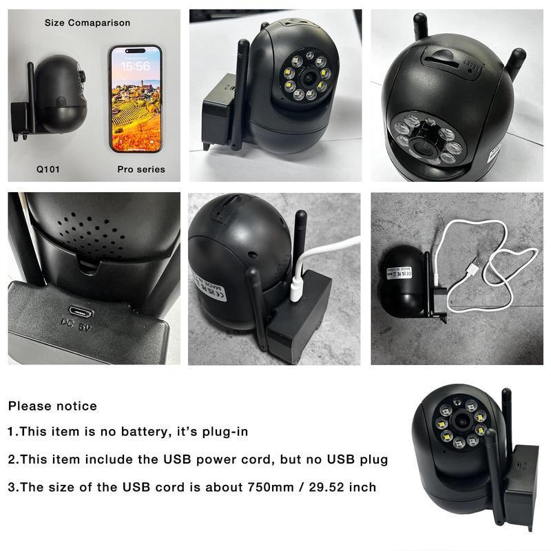 Wireless Security Camera, WiFi Monitoring Camera with Infrared Night View Function, 1080P HD WiFi Monitoring Camera 7