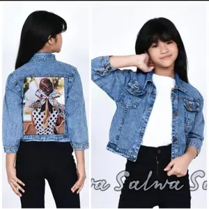 JAKET JEANS ANAK PEREMPUAN 3-9 TAHUN / JAKET JEANS POLOS DAN MOTIF ANAK PEREMPUAN / JAKET JEANS ANAK PEREMPUAN 3 SAMPAI 9 TAHUN MURAH
