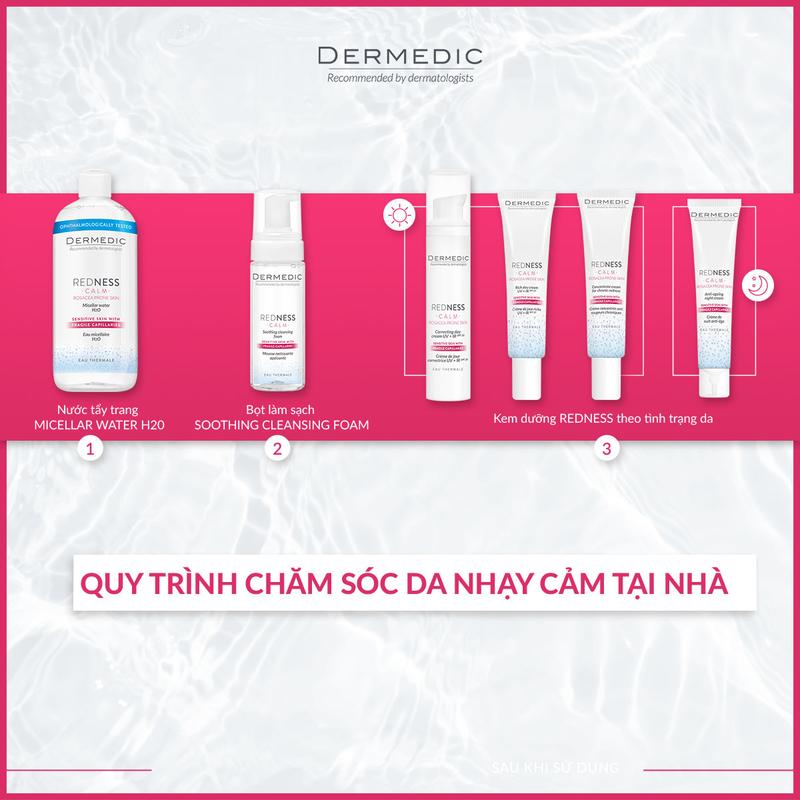 Kem Dưỡng Dermedic Phục Hồi Da Mỏng Yếu Nhạy Cảm Redness Concentrate Cream For Chronic Dermedic 40ml 6