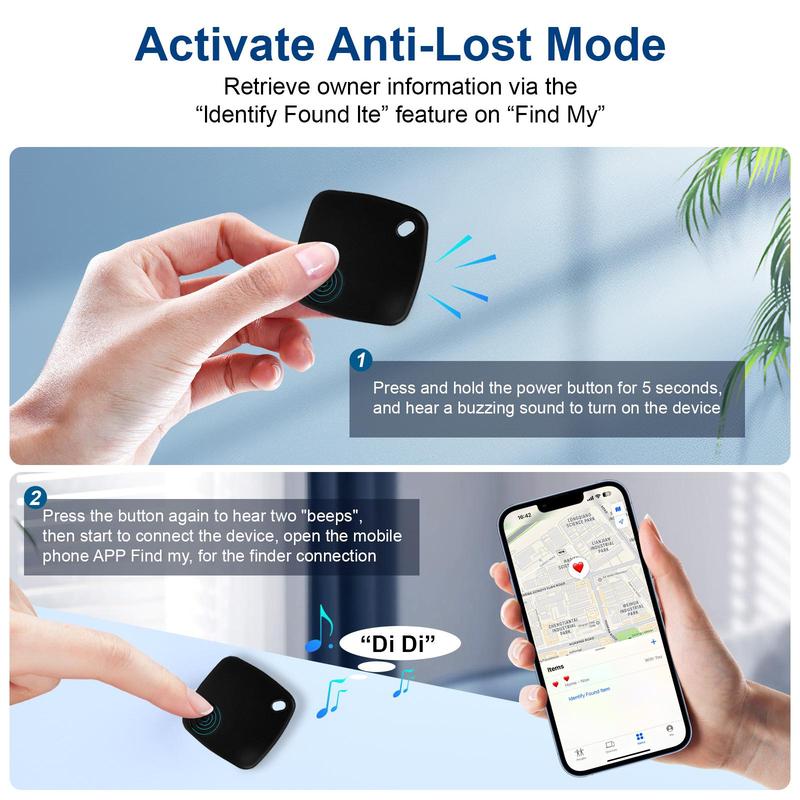 Product Introduction of Smart Tracker Item Finder, 1 Count Smart Item Locator for Keys, Bags, Luggage, Pets, Anti-lost Locator, GPS Tracker for iOS 5