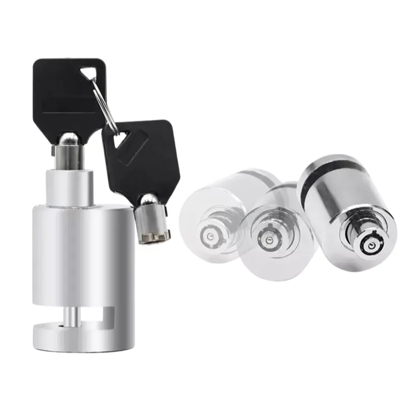 Khóa phanh đĩa xe máy mini nhỏ gọn bằng thép không gỉ chống trộm 5