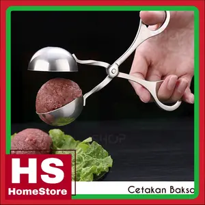 Alat Cetakan Bakso Gunting Meatball Scoop Ice Cream Stainless Steel