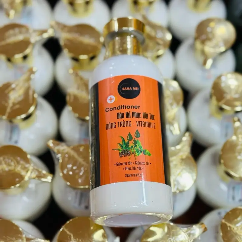 Dầu xả phục hồi tóc đông trùng -vitamin E  SANA MEI 1