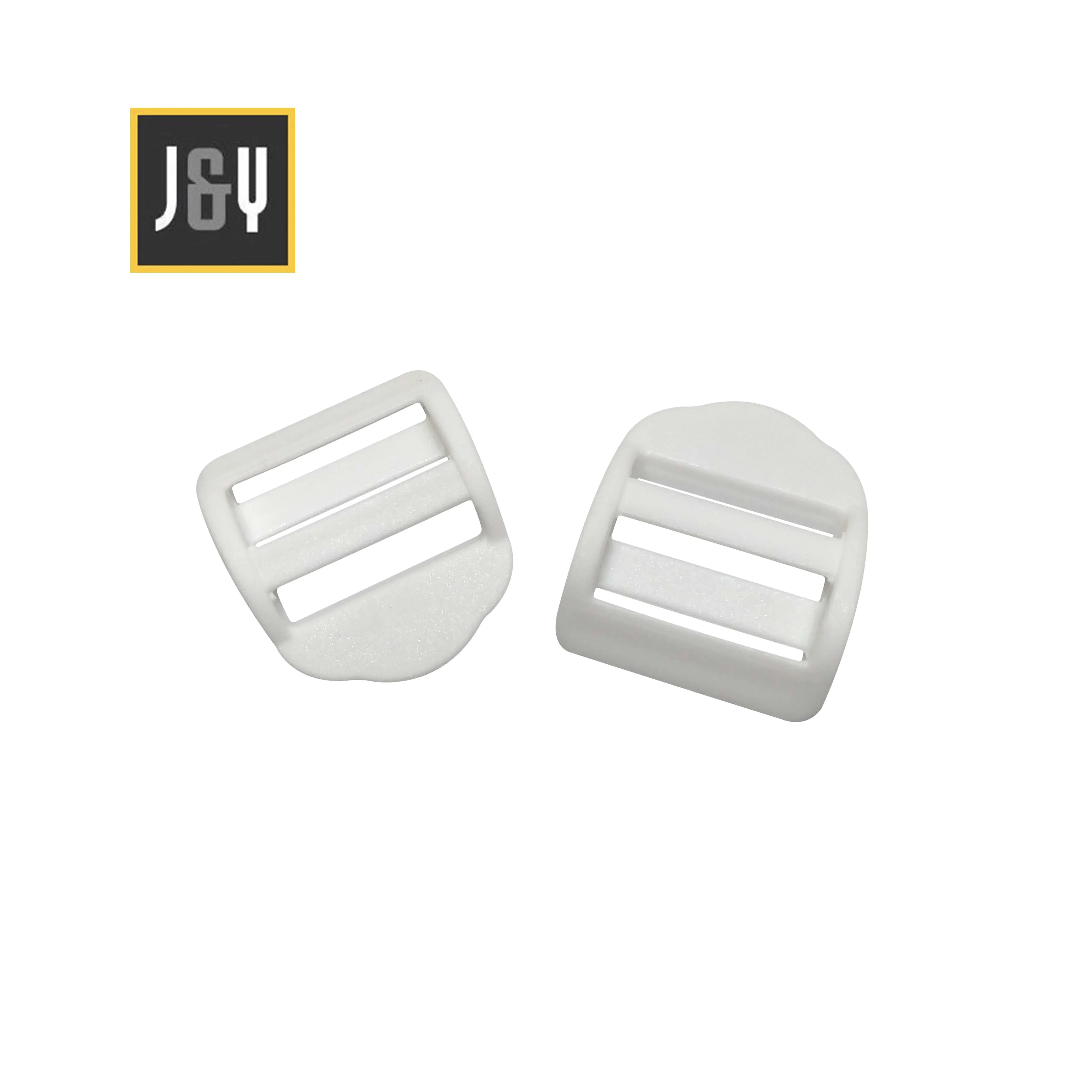 RTBE25PTH - GESPER RING RANSEL TAS 2.5 CM PLASTIK BUCKLE PUTIH ECER SATUAN