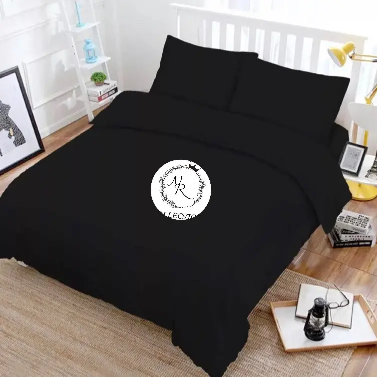 Terlaris Seprei Hitam Polos adem katun