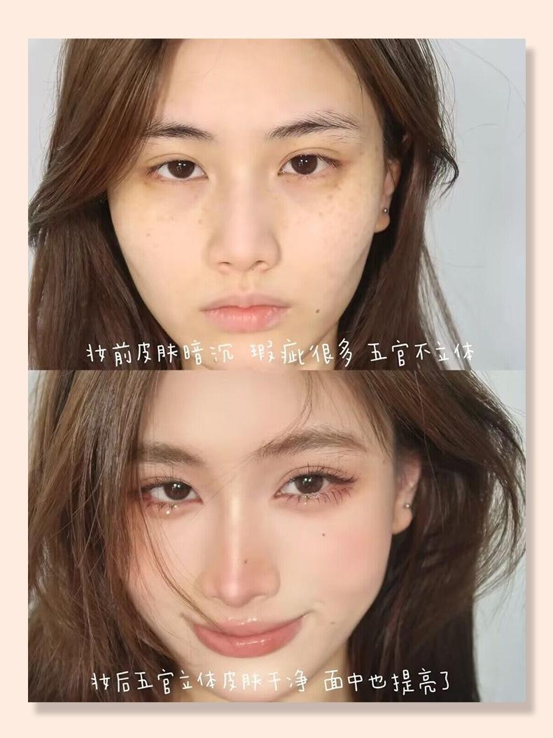 Product Introduction of ROTO six-color concealer disc covers dark circles, acne marks, tear furrows, spots, matte shadows, brightens the beginner's grooming disc 14