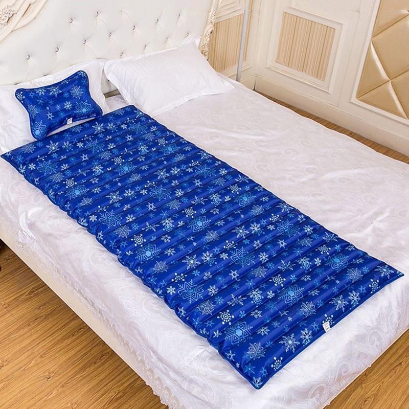Kèm cả vỏ gối Đầu Đệm Nước Mát Cao Cấp Cho Gia Đình Đệm Massage Giảm Đau Lưng Đau Cơ - Đệm Nước Mùa Hè Lót Ghế Sofa Văn Phòng