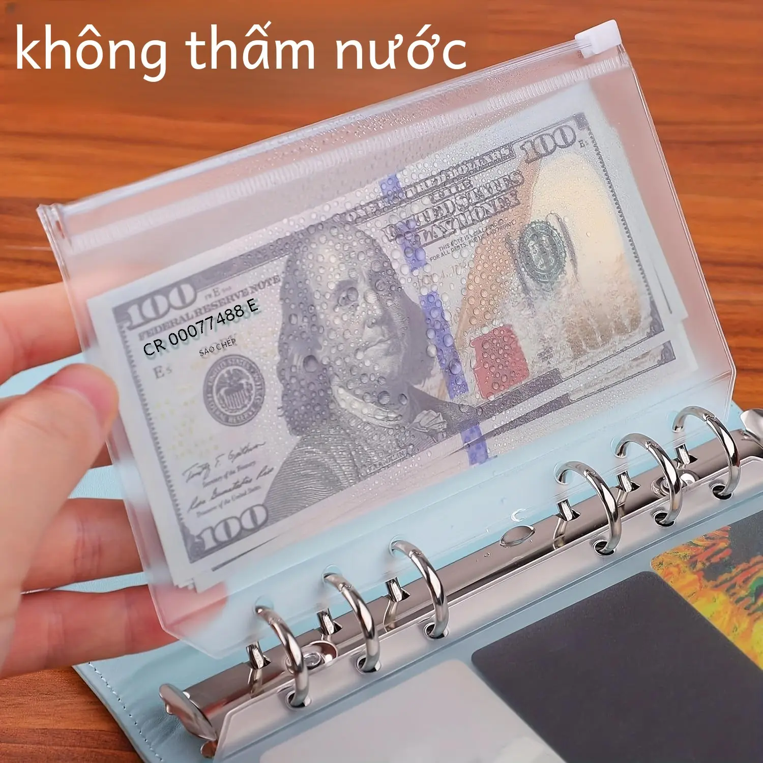 Túi Đựng Đóng Gáy Kích Thước A6, 12 Chiếc, 6 Lỗ, Phong Bì Tiền Mặt Ngân Sách, Để Lập Ngân Sách, Thư Mục Có Khóa Kéo Trong Suốt, Túi Lá Rời, Thích Hợp Cho Đóng Gáy Ngân Sách 6 Vòng, Túi Đựng Tài Liệu PVC Chống Nước, Túi Đựng Hồ Sơ