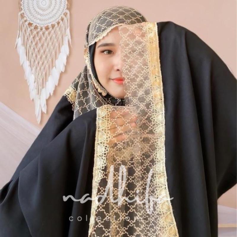 Mukena Dewasa Syadza Mewah 2 In 1 Katun Premium 1