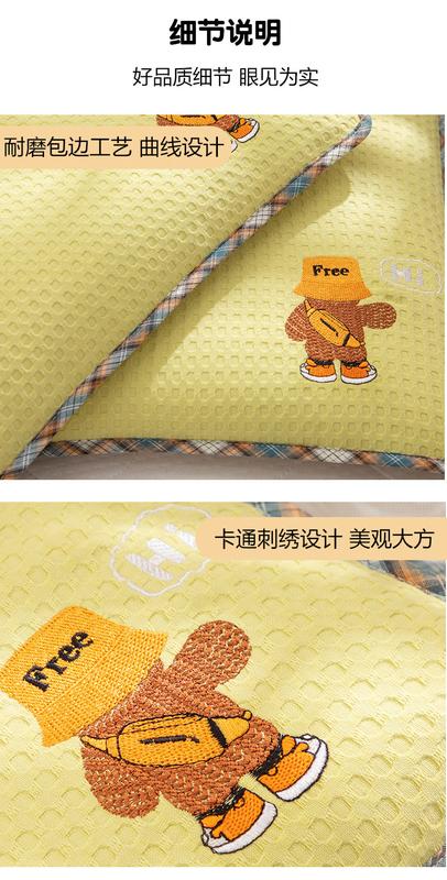 Product Introduction of Children's Sweat Absorbing and Breathable Pillow Made of Pure Cotton, Kindergarten Children's Washable and Removable Inner Liner 10