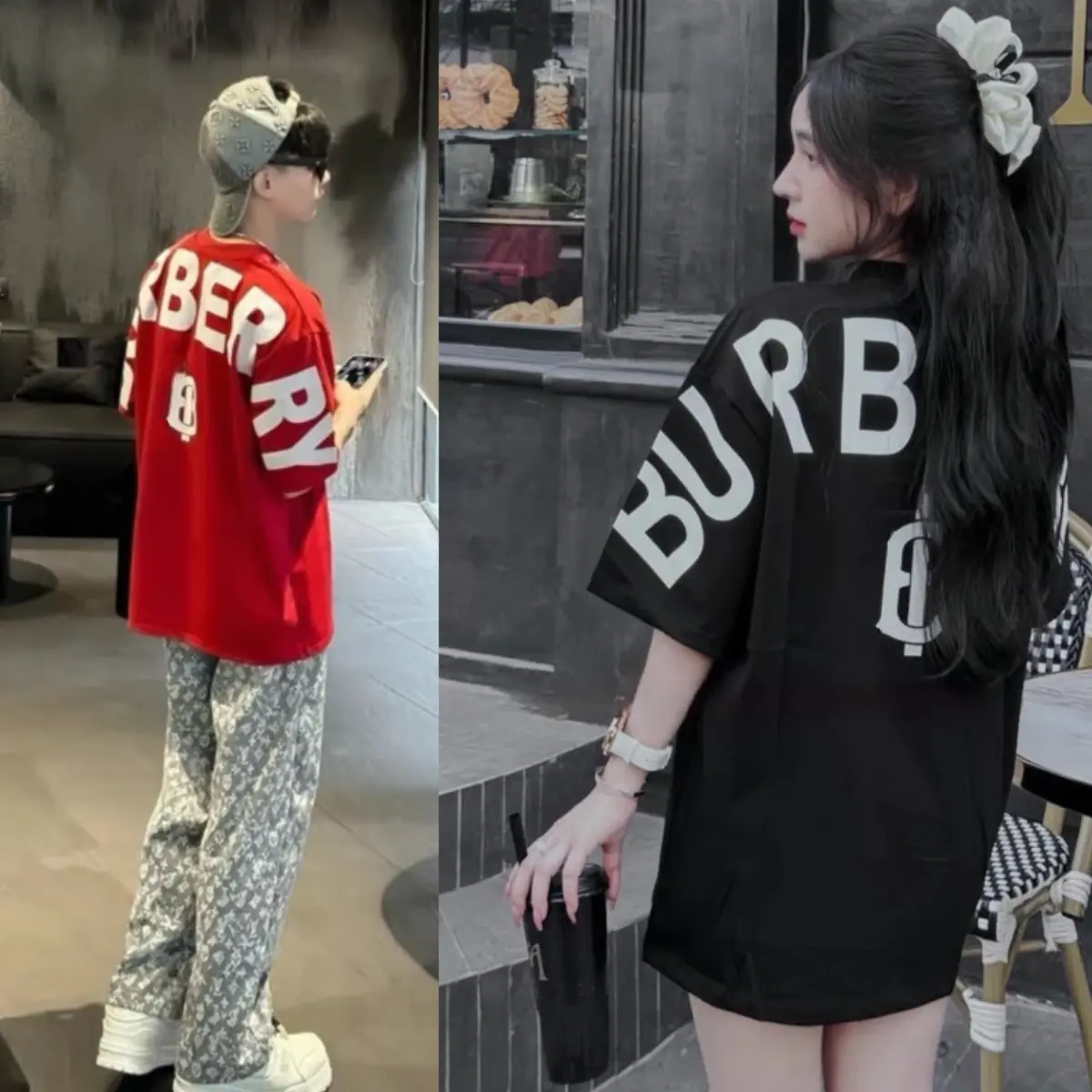 Áo Phông Bu bơ ry Hình In Siêu Nét  Form Rộng Cổ Tròn  Hot Trend 2025 Cổ Tròn Menswear Nam Phong Cách Boy Phố Menswear Shirt Top Cổ Tròn
