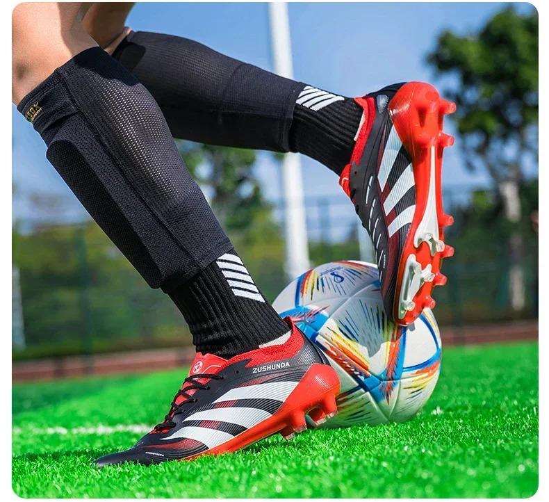 Product Introduction of Indoor Men Football Shoes Fast Society Cleats Soccer Shoes TF/FG Grass Training Football Field Boots Outdoor Sneaker Non Slip 19