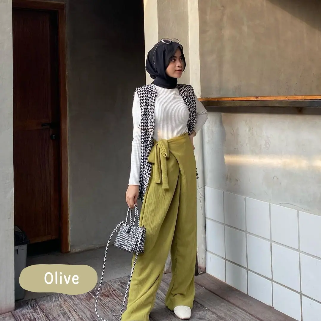 Celana Highwaist / Wrap Pants Highwaist