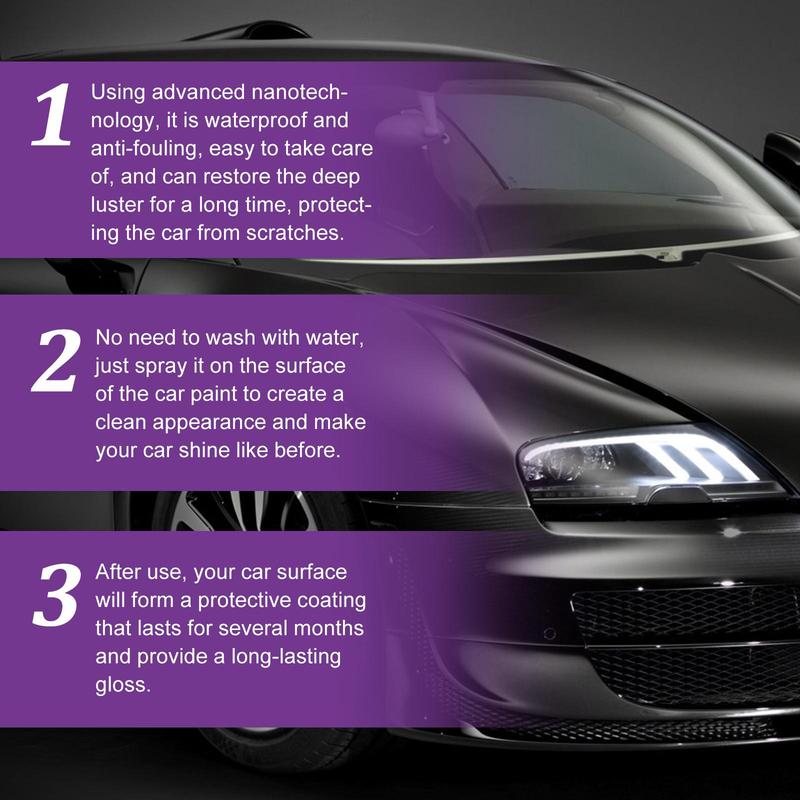 Product Introduction of EELHOE Car Nano Coating Agent, Nano Coating Spray, Professional Car Paint Care Spray, Car Paint Care Product, Cleaning & Care Fluids 8