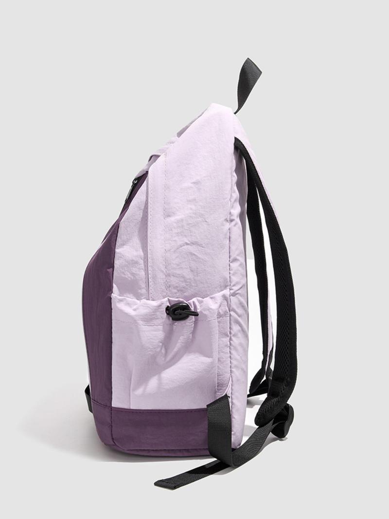 Product Introduction of Unisex Casual Solid Color Zipper Backpack, Lightweight Waterproof Travel Backpack, Commuter Computer Bag for Work & School 2