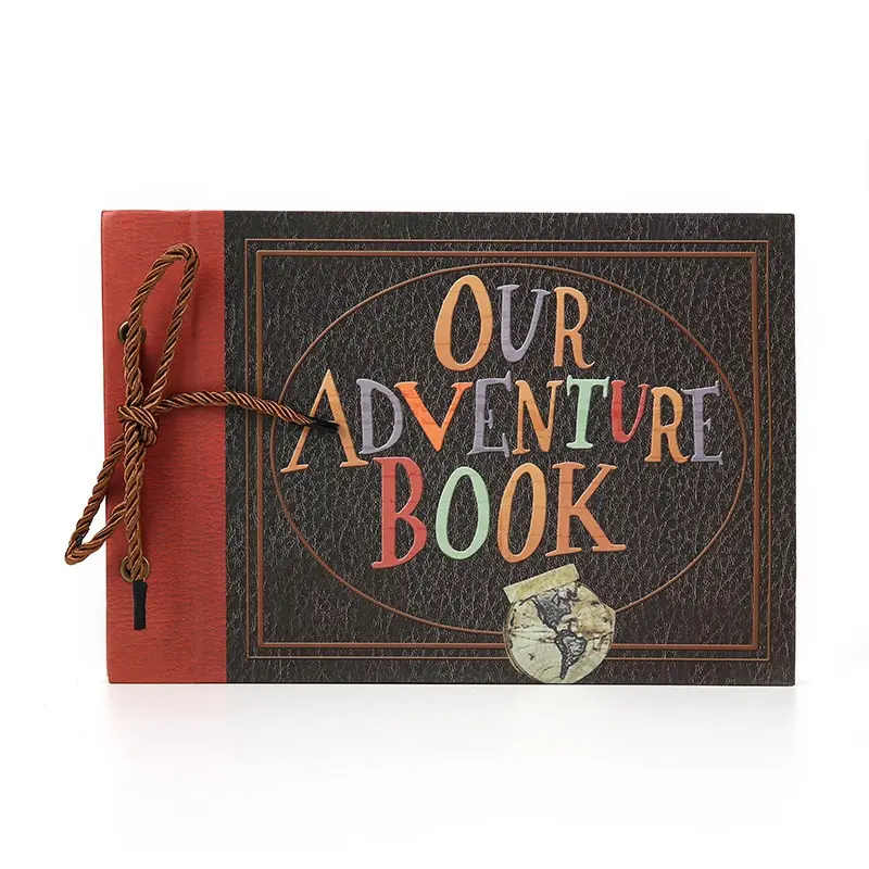 DIY 40Page Handmade Photo Album Scrapbook Our Adventure Book Retro Kraft Album Anniversary Wedding