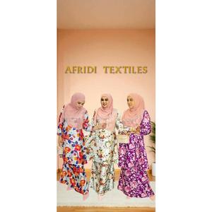 [5] Bold Bloom Baju Kurung Camilia Material Mango Ariani Silk Satin - Elegant Modern Floral Dress Wanita Muslimah