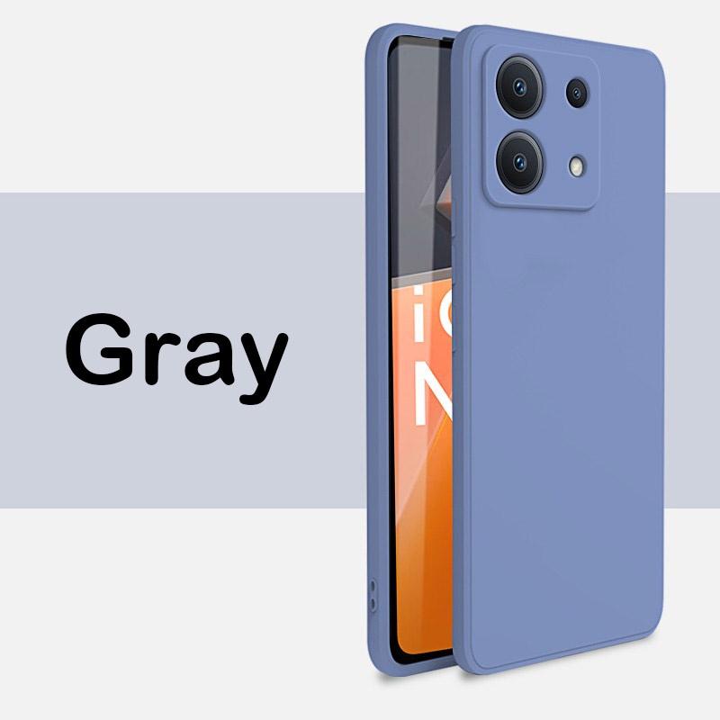 Product Introduction of Redmi Note13 5G Xiaomi 2024 Liquid Silicone Case For Redmi Note 13 Pro Pro+ Plus 13Pro Straight Edge Soft Flexible TPU Bumper Phone Cover Back Casing Simple Shockproof Solid Color 27