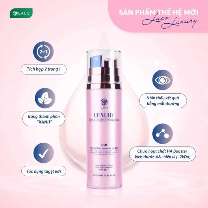 KEM NGÀY ĐÊM LUXURY LACO Tất cả các loại