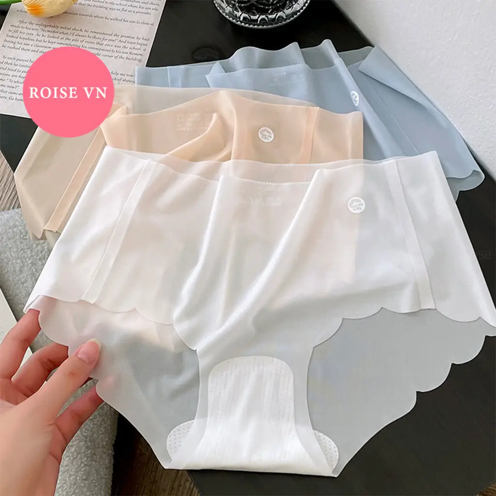 Set 10 Quần Lót Nữ Su Thạch Cotton Tàng Hình Women E103