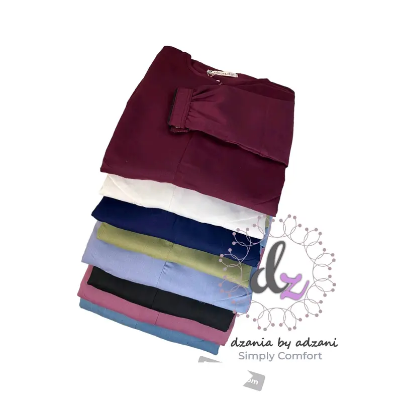 (Ready to Order) Zanuba Gamis Basic Remaja Katun Toyobo 4