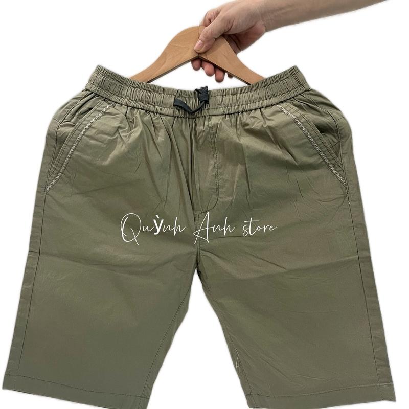 Quần short chất kaki đũi cạp chun có dây rút 5