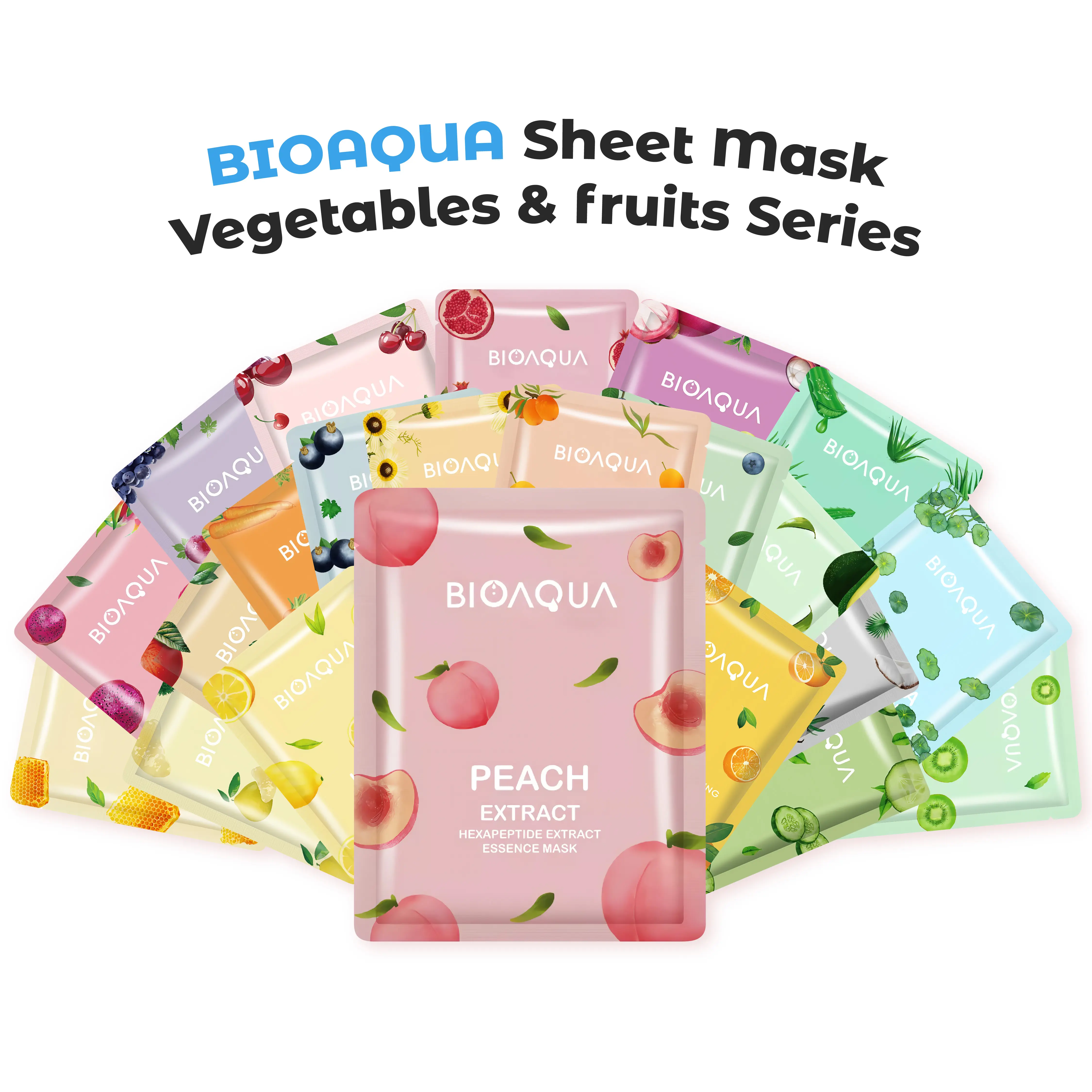 Bioaqua Sheet Mask Vegetables And Fruits 25gr