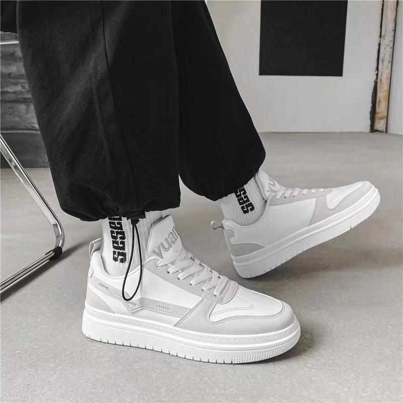 Men's Shoes Autumn 2024 New Soft Sole Odor-resistant Canvas Shoes Men's Casual Sneakers Low-top Wear-resistant Shoes for Students 2
