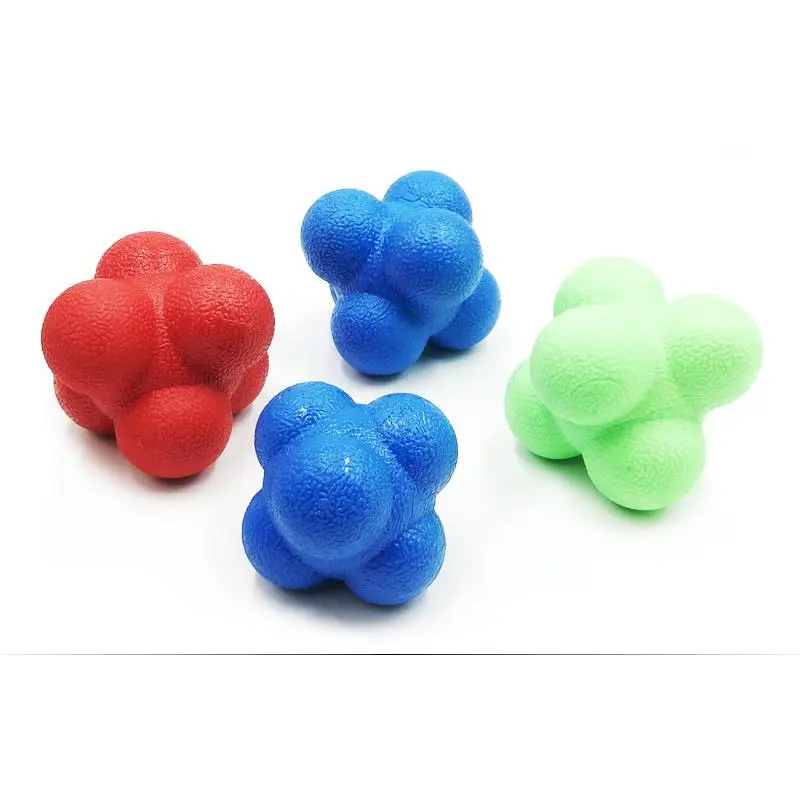 Hexagonal Reaction Ball Direction Changing Ball Speed Badminton Table Tennis Agility Vision Equipment Sensitivity Training Rebound Tennis