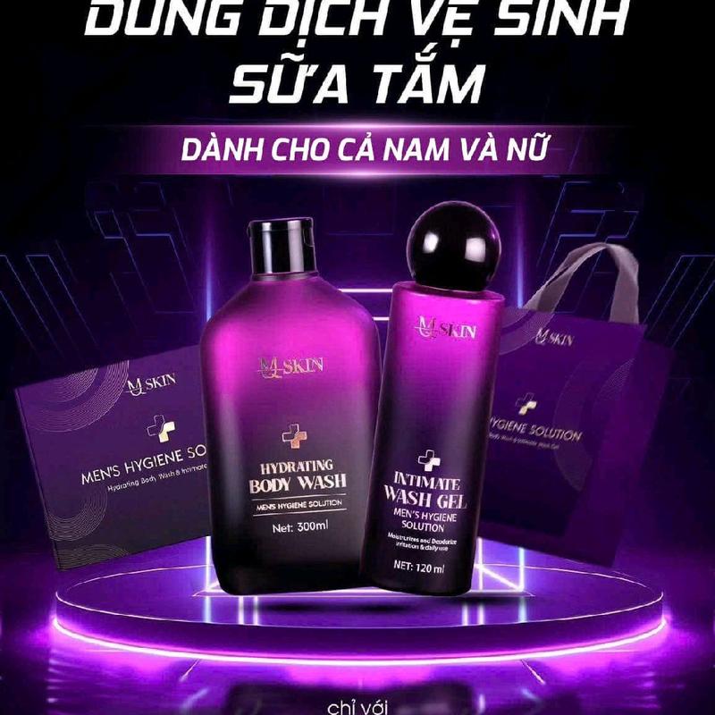Dung Dịch Vệ Sinh Nam Và Nữ 120ml - Tặng Kèm Sữa Tắm Hương Nước Hoa Pháp  300ml & Bông Tắm