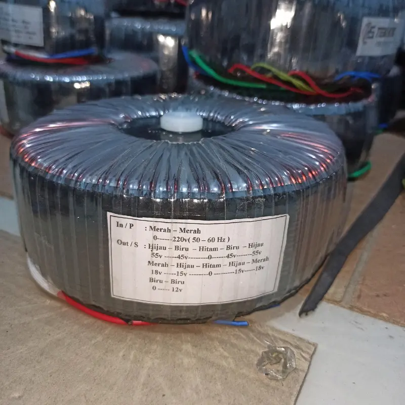 trafo toroid donat 20a ct55v murni Tembaga 0