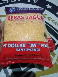 2 pcs beras jagung cap dollar Nasi indonesia 500 gram