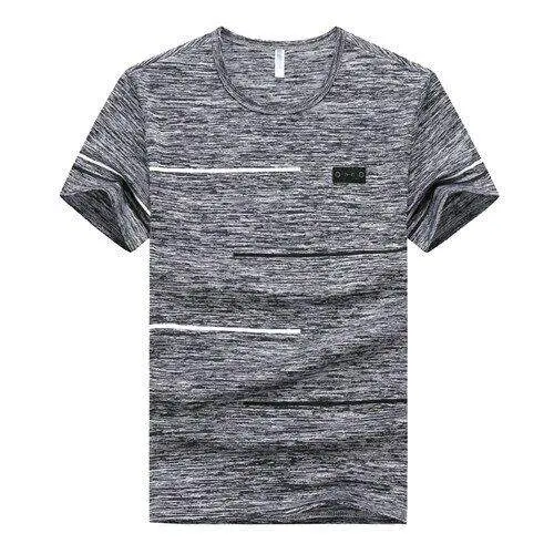 Simple creative design quick dry big&Tall Size Crew-Neck T Shirts Men's New Arrival Summer Style Short Sleeve Men t-shirt
