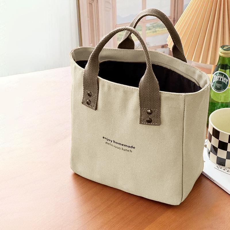 Product Introduction of Canvas handbag, for women, solid color, large capacity, suitable for travel casual bags 22