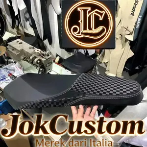 【Lebih Tebal Dan Tahan Lama】Merek dari Italia JokCustom Sarung Jok Motor Universal untuk Vario Beat Scoopy NMAX PCX MIO Jupiter MX King Anti Air Anti Cakar