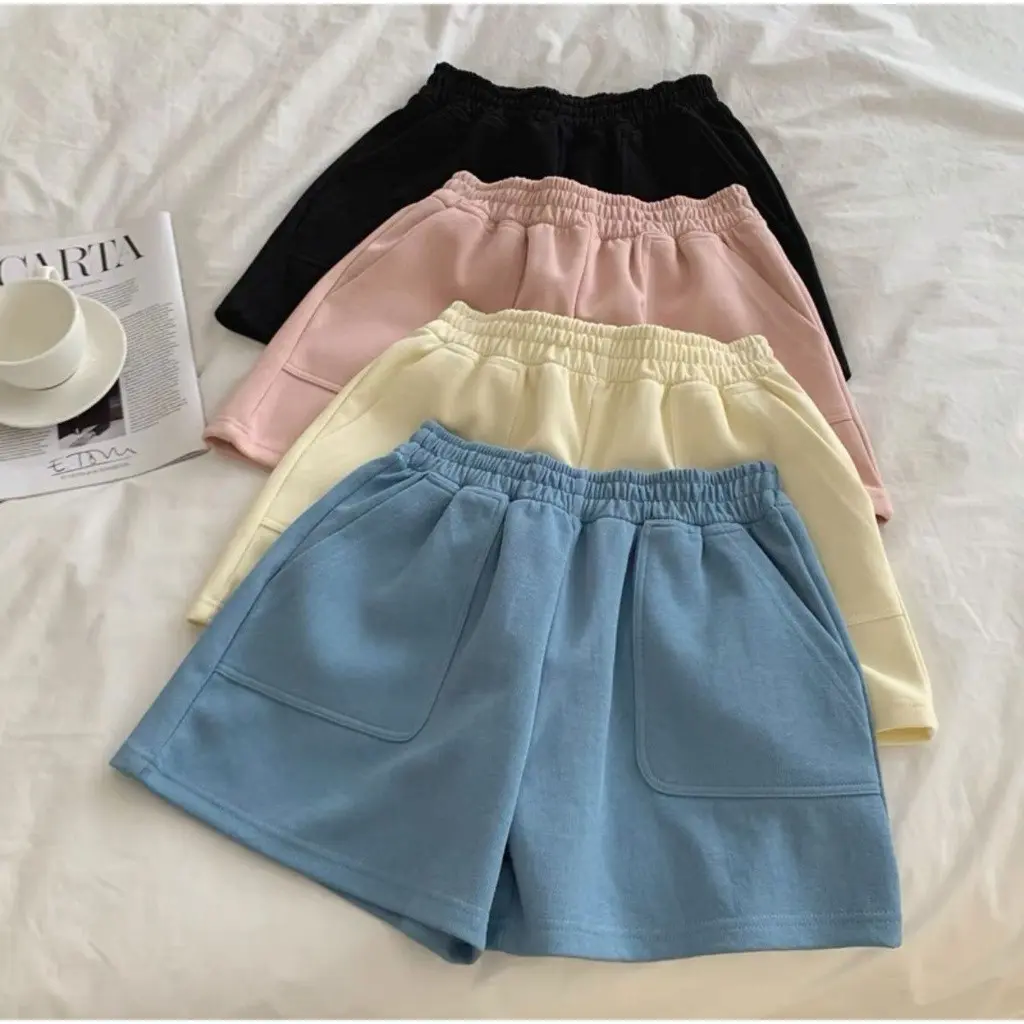 GFS SR JENIA FLEECE HOTPANTS COMFY PANTS CELANA PENDEK