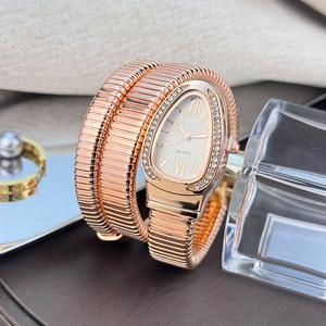 Đồng Hồ Hình Rắn, Dành Cho Nữ, Đồng Hồ Vòng Tay Độc Đáo Dây Đàn Hồi, Đồng Hồ Thạch Anh Sáng Tạo, Thời Trang Cá Tính, Đồng Hồ Vòng Tay Dễ Phối Đồ Mới Cho Năm 2025
